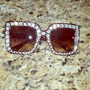 Brown Bling Shades
